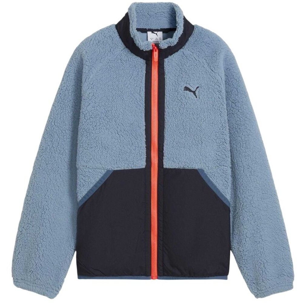 Puma Childrens/Kids Hybrid Fleece Jacket / Cool Blue